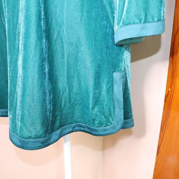 Soft Surroundings | 3/4 Sleeve Velvet Tunic Top Small - Picture 3 of 8